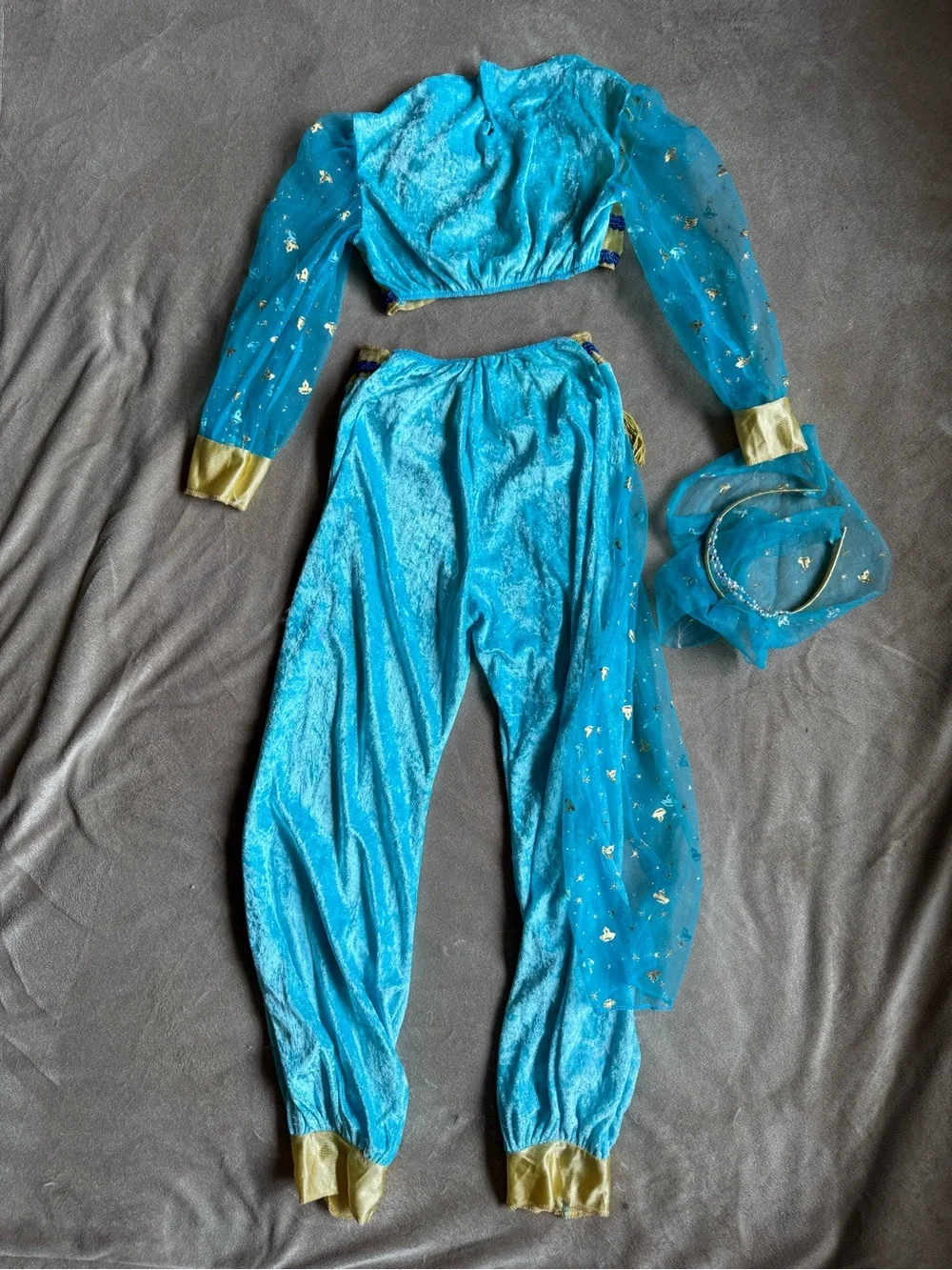 Disguise Mystical Genie Costume - Turquoise and Gold - Picture 3 of 9